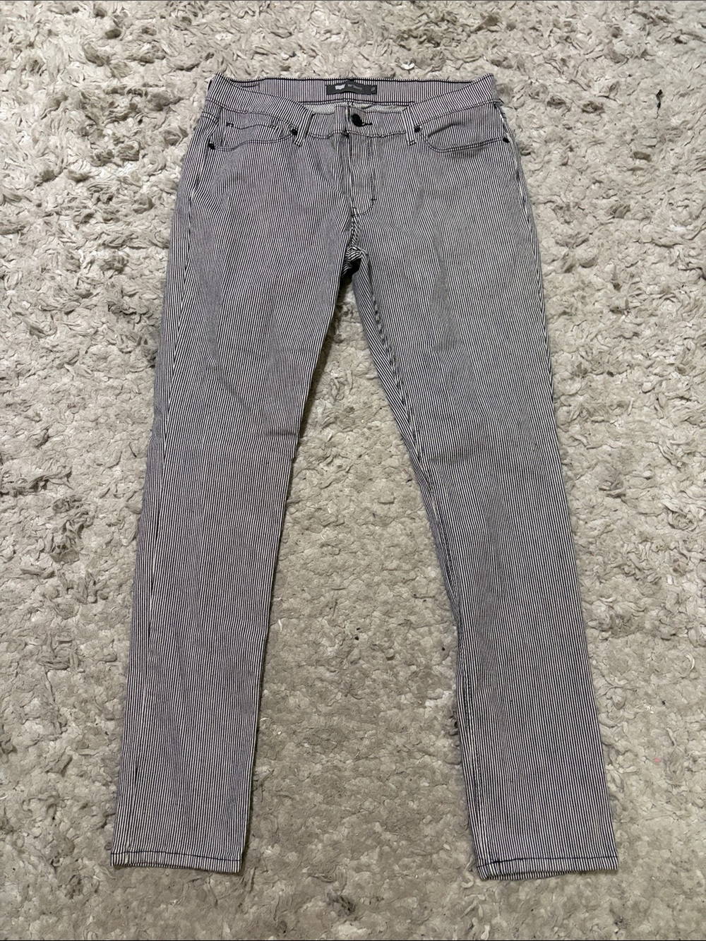 Levi's Slim Straight Pinstripe Jeans - Gray